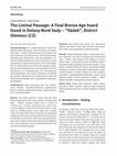 Research paper thumbnail of The Liminal Passage: A Final Bronze Age hoard found in Dolany-Nové Sady – "Sádek", District Olomouc (CZ)
