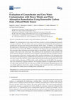 Research paper thumbnail of Evaluation of Groundwater and Grey Water Contamination with Heavy Metals and Their Adsorptive Remediation Using Renewable Carbon from a Mixed-Waste Source