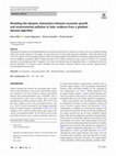 Research paper thumbnail of Revisiting the dynamic interactions between economic growth and environmental pollution in Italy: evidence from a gradient descent algorithm