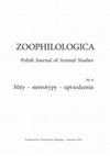 Research paper thumbnail of "Zoophilologica. Polish Journal of Animal Studies" Nr 6  red.  Justyna Tymieniecka-Suchanek, Alina Mitek-Dziemba