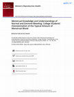 Research paper thumbnail of Menstrual Knowledge and Understandings of Normal and Extreme Bleeding: College Students’ Overestimation of the Typical Amount of Menstrual Blood.