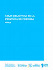 Research paper thumbnail of Tasas Delictivas en la Provincia de Córdoba 2019