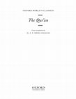 Research paper thumbnail of The Qur'an (Oxford World's Classics)