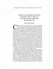 Research paper thumbnail of “Repent for the Kingdom of Heaven is at Hand!” (Mt 3:1 and 4:17): Conversion in the Gospel and the Christian Life