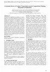 Research paper thumbnail of A Systematic Review of Teachers' Preparedness towards Computational Thinking Integration in Mathematics