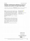 Research paper thumbnail of RESENHA: The fifth domain: defending our country, our companies and ourselves in the age of cyber threats