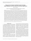 Research paper thumbnail of Deep-sea trace fossils in the West Crocker Formation, Sabah (Malaysia), and their palaeoenvironmental significance