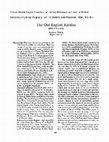 Research paper thumbnail of The Old English Riddles