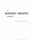 Research paper thumbnail of “Sur la nature morte en Espagne au XIXe siècle et au début du XXe siècle”, en A. Aterido (dir.), La Nature Morte Espagnole, Bruselas-Amberes, BOZAR Books - Snoeck Publishers, 2018, pp. 116-135.