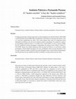 Research paper thumbnail of António Patrício e Fernando Pessoa: O "teatro escrito" à luz do "teatro estático"