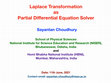 Research paper thumbnail of Laplace Transformation as a Partial Differential Solver