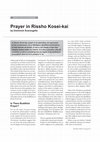 Research paper thumbnail of Prayer in Rissho Kosei-kai