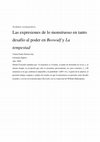 Research paper thumbnail of Las expresiones de lo monstruoso en tanto desafío al poder en el poema épico Beowulf y La tempestad de William Shakespeare