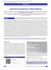 Research paper thumbnail of Theoretical Characteristics of Tibetan Medicine