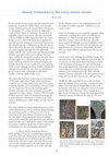 Research paper thumbnail of Mosaic production in the early Islamic period