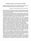 Research paper thumbnail of GOVERNO INTELIGENTE - GESTÃO PÚBLICA E INTERNET