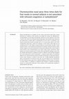 Research paper thumbnail of Oxymetazoline nasal spray three times daily for four weeks in normal subjects is not associated with rebound congestion or tachyphylaxis