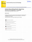 Research paper thumbnail of Review of Chinese Ways of Being Muslim: Negotiating Ethnicity and Religiosity in Indonesia by Hew Wai Weng