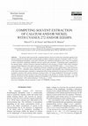 Research paper thumbnail of Competing Solvent Extraction of Calcium And/Or Nickel with Cyanex 272 And/Or D2EHPA