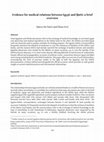 Research paper thumbnail of Evidence for medical relations between Egypt and Ḫatti: a brief overview