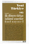 Research paper thumbnail of İLK İSLAMÎ ESERLERDE TUVALET KAVRAMI