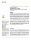 Research paper thumbnail of Home ranges of raccoon dogs in managed and natural areas