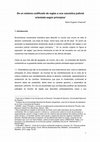 Research paper thumbnail of De un sistema codificado de reglas a una casuística judicial orientada según principios