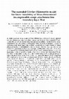 Research paper thumbnail of The extended Görtler-Hämmerlin model for linear instability in the three-dimensional incompressible swept attachment line boundary layer