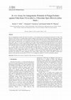 Research paper thumbnail of In vivo Assay for Antagonistic Potential of Fungal Isolates against Faba bean ( Vicia faba L. ) Chocolate Spot ( Botrytis fabae Sard. )