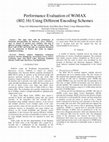 Research paper thumbnail of Performance Evaluation of WiMAX (802.16) Using Different Encoding …