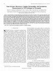 Research paper thumbnail of Nano Ferrites Microwave Complex Permeability and Permittivity Measurements by T/R Technique in Waveguide