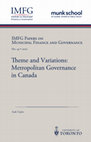 Research paper thumbnail of Theme and Variations: Metropolitan Governance in Canada