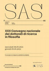 Research paper thumbnail of XXX Convegno nazionale dei dottorati di ricerca in filosofia (8-9 settembre 2021)