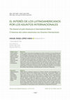 Research paper thumbnail of El interés de los latinoamericanos por los asuntos internacionales.