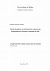 Research paper thumbnail of O poder da palavra no referendo sobre o processo da Regionalização de Portugal Continental em 1998