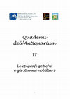 Research paper thumbnail of Quaderni dell'Antiquarium II. Le epigrafi gotiche.