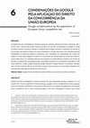 Research paper thumbnail of Condenações da Google pela Aplicação do Direito da Concorrência da União Europeia