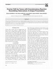 Research paper thumbnail of Ovarian yolk sac tumor with granulomatous reaction resembling tuberculosis – a unique presentation