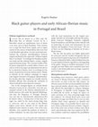 Research paper thumbnail of Black guitar-players and early African-Iberian music in Portugal and Brazil