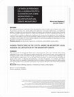 Research paper thumbnail of La trata de persona en la agenda políca sudamericana sobre migraciones: La securitización del debate migratorio