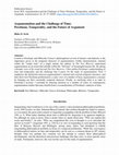 Research paper thumbnail of Argumentation and the Challenge of Time: Perelman, Temporality, and the Future of Argument