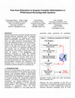 Research paper thumbnail of Fast area estimation to support compiler optimizations in FPGA-based reconfigurable systems