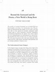 Research paper thumbnail of Beyond the Graveyard and the Prison, A New World is Being Born