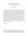 Research paper thumbnail of How can constitutional review experiments fail?