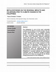 Research paper thumbnail of META-SYNTHESES ON STUDIES ABOUT THE REGIONAL IMPACTS AND VULNERABILITIES TO CLIMATE CHANGE IN THE PHILIPPINES