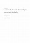 Research paper thumbnail of Los novios de Alessandro Manzoni: I genti meccaniche di piccol affare