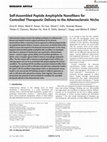 Research paper thumbnail of Self-Assembled Peptide Amphiphile Nanofibers for Controlled Therapeutic Delivery to the Atherosclerotic Niche