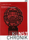 Research paper thumbnail of Kunstchronik Juli2021 Deutscher Kolonialismus Cover IHV