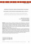 Research paper thumbnail of IMPRENSA & TRADUÇÃO: JORNAIS INTERNACIONAIS E NACIONAIS NOTICIANDO O TESTE POSITIVO DE BOLSONARO PARA A COVID-19