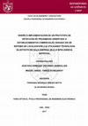 Research paper thumbnail of Diseño e implementación de un prototipo de detección de proximidad orientado a establecimientos comerciales, basado en un sistema de localización (LS) utilizando tecnología bluetooth de baja energía (BLE) e inteligencia artificial